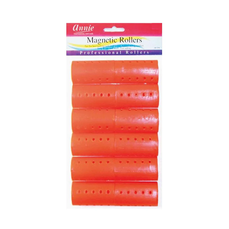 ANNIE Magnetic Roller 1 1/2" Dia 12ct [RED] #01356