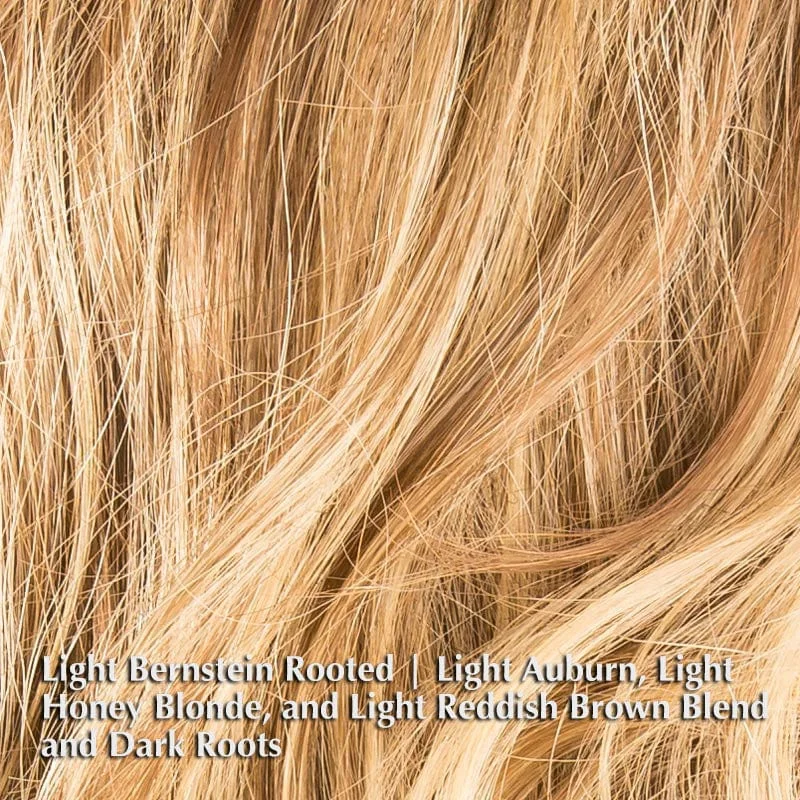 Light Bernstein Rooted | Light Auburn, Light Honey Blonde, and Light Reddish Brown blend and Dark Roots