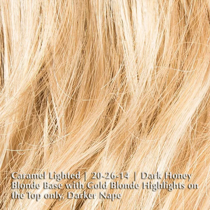 Caramel Lighted 20-26-14 | Dark Honey Blonde base with Gold Blonde highlights on the top only