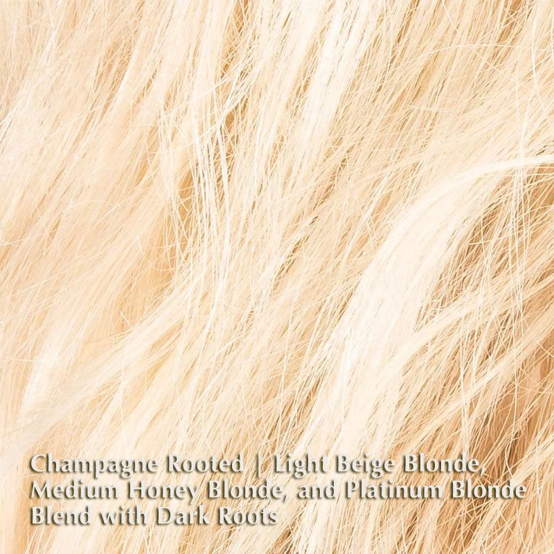 Champagne Rooted | Light Beige Blonde,  Medium Honey Blonde, and Platinum Blonde blend with Dark Roots