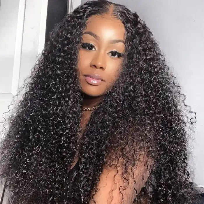 Raw Hair Wholesale Best Curly Hair bundle deal with frontal 13x4 13x6