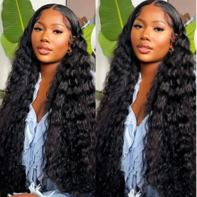 Brennas Hair 5x5 HD Closure Wigs High Quality Water Wave Lace Closure Wig