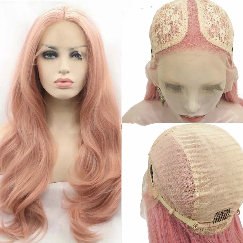 Chic Wavy Long Lace Front Synthetic Wig