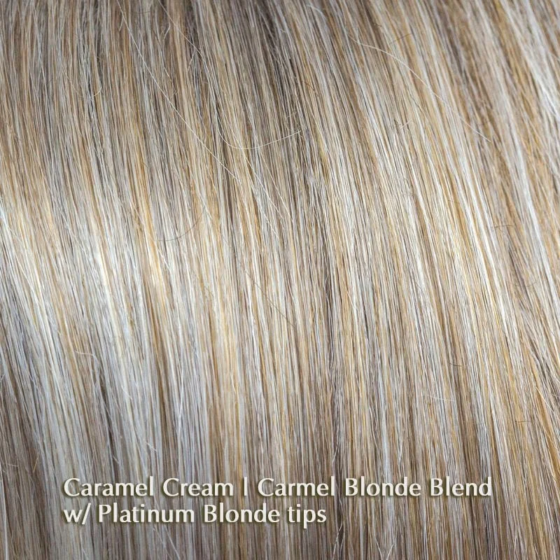 Caramel Cream | Carmel Blonde Blend w/ Platinum Blonde tips