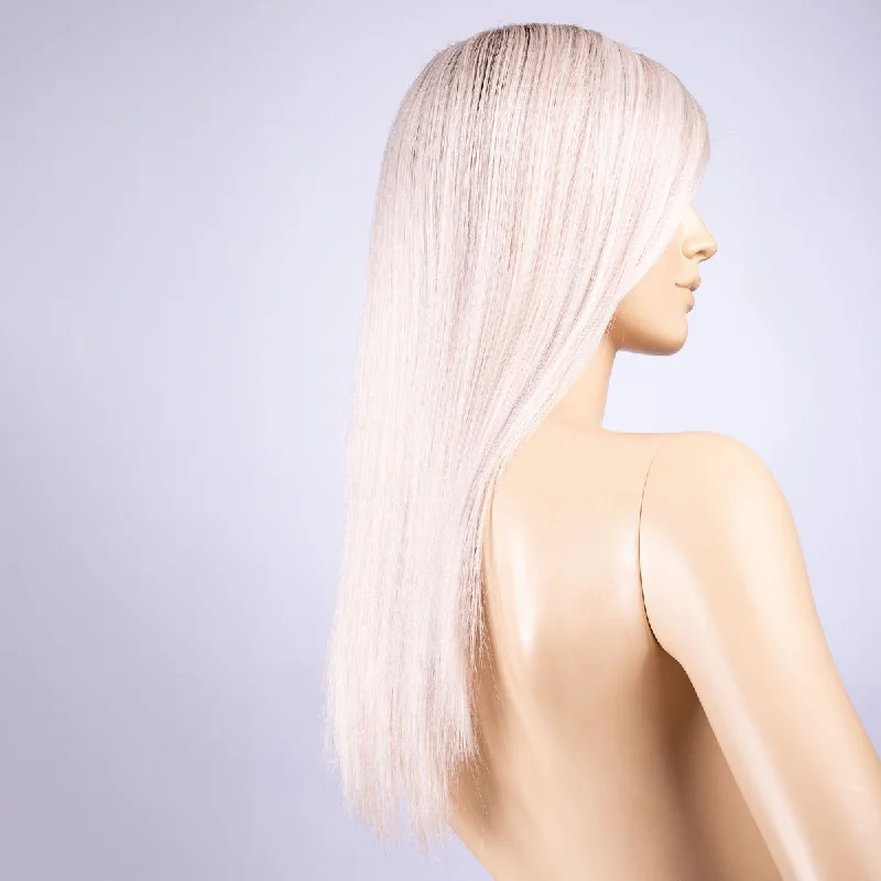 Pastel Rose Rooted | Pink and Pearl Blonde Blend with Light Brown Roots