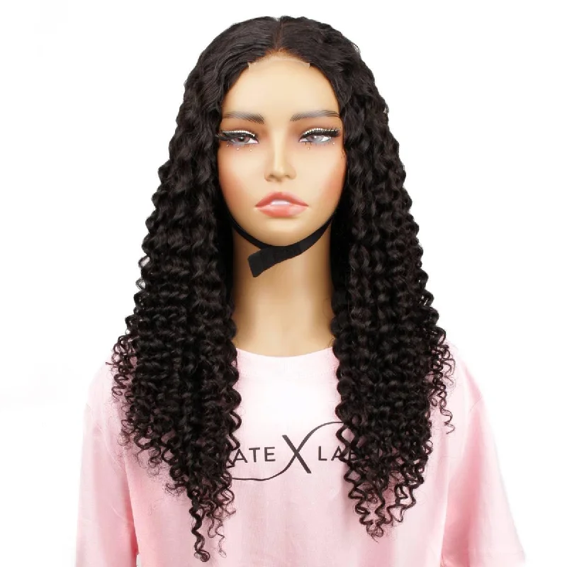 Deep Curly HD 2x6 Closure Glueless Wig