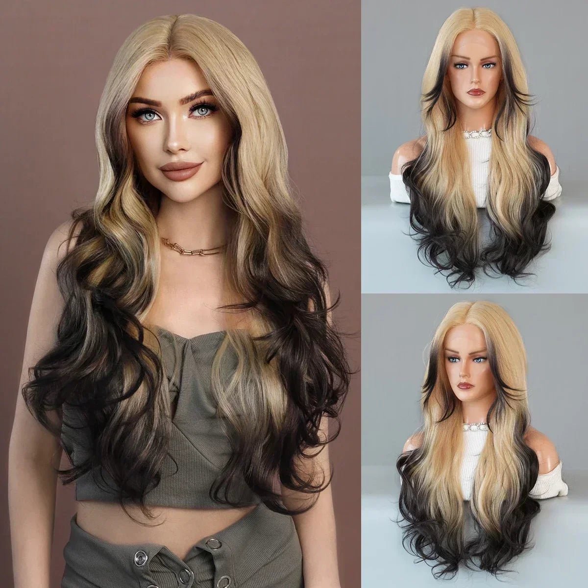 Divine Drift: Long Wavy Synthetic Wig