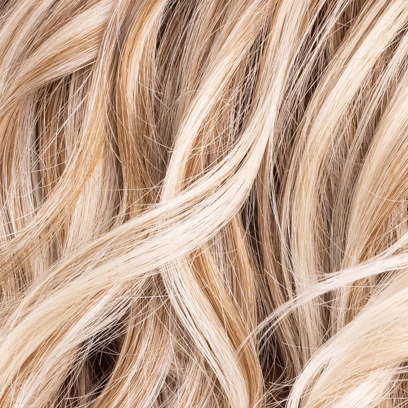 Pearl Blonde Rooted | Pearl Platinum with Dark Ash Blonde and Medium Honey Blonde mix