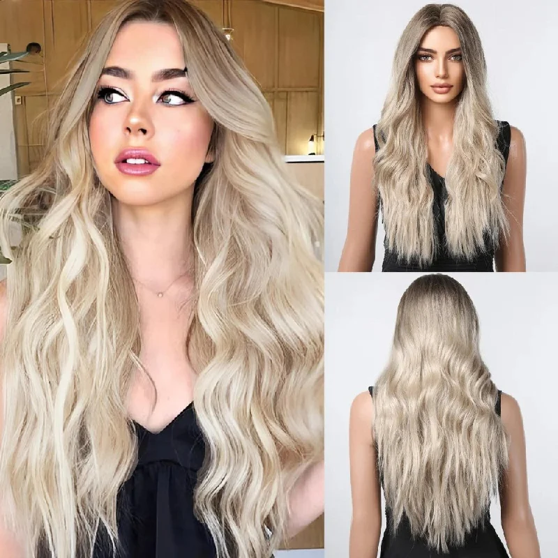 Fantasy Fusion: Long Wavy Synthetic Wig