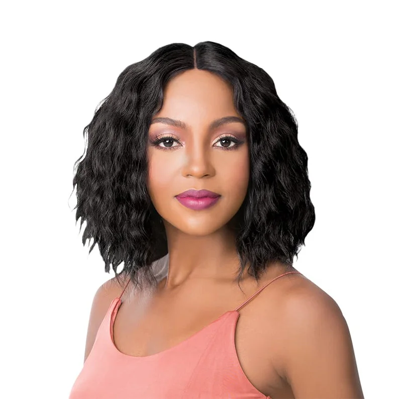 IT'S A WIG Brazilian Human Hair Swiss Lace Front Wig TIANA