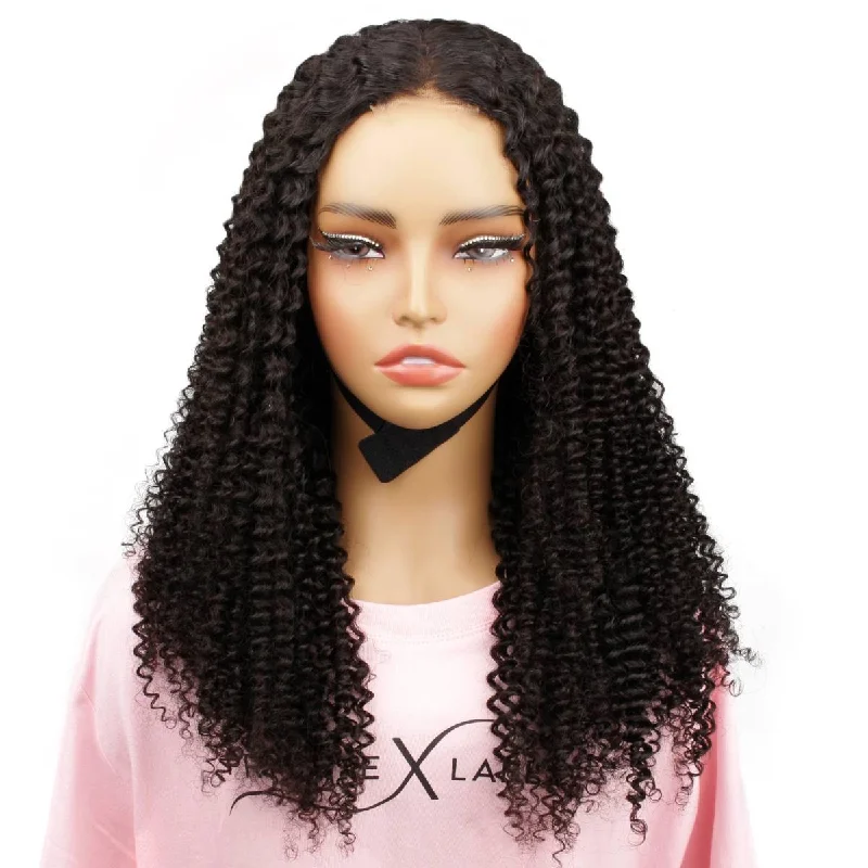 Jerry Curl HD 2x6 Closure Glueless Wig