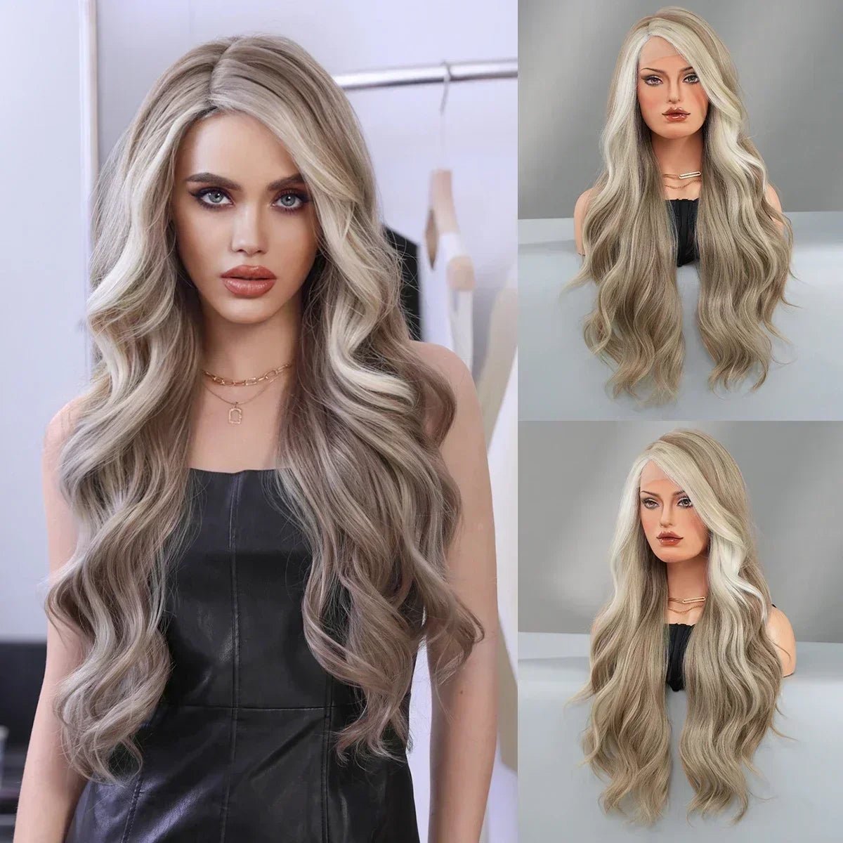 Mystical Mirage: Long Wavy Synthetic Wig