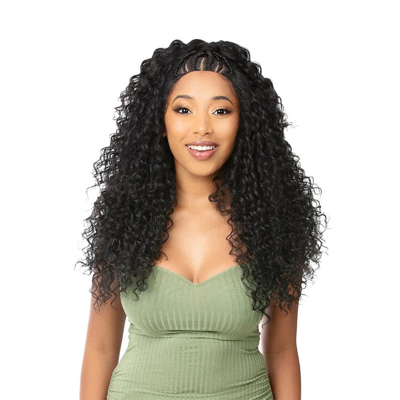 NUTIQUE Illuze Synthetic Hair 13X4 HD Lace Wig BRAIDED WATER DEEP 24"