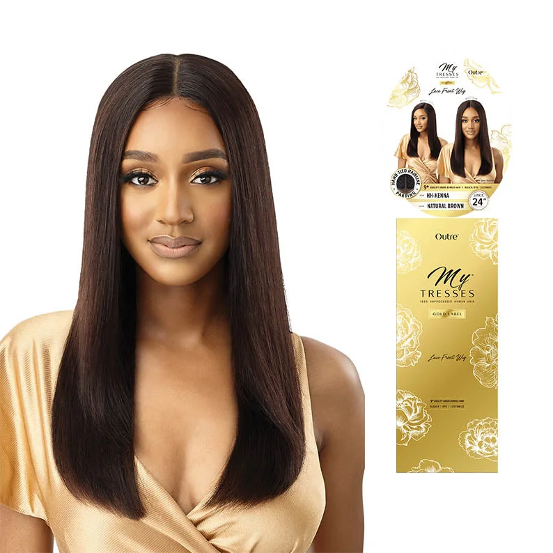 OUTRE MYTRESSES GOLD LABEL 100% Unprocessed Human Hair Lace Front Wig KENNA