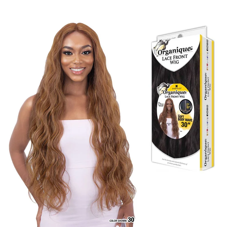 SHAKE N GO Organique Mastermix Synthetic Lace Front Wig - SOFT BODY WAVE 30"