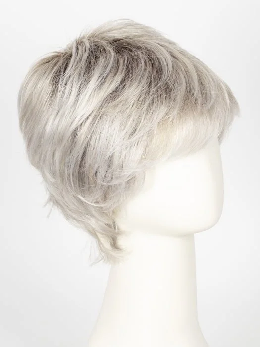 SILVER-BLONDE-ROOTED