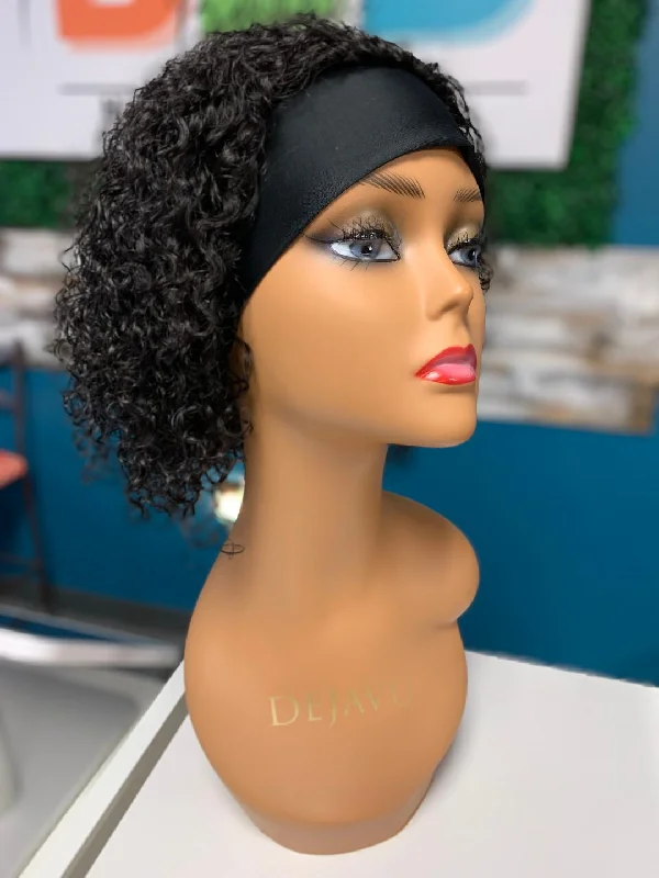 180% Density Remy Brazilian Headband Wig