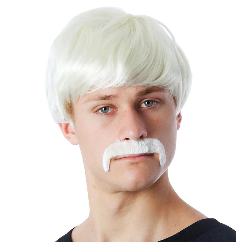 Buy Hans the German Traveller Wig and Tash White