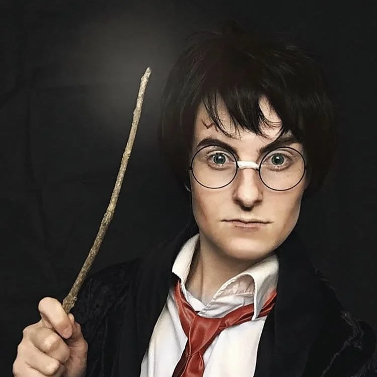 Buy Harry Potter Glasses and Wig Black