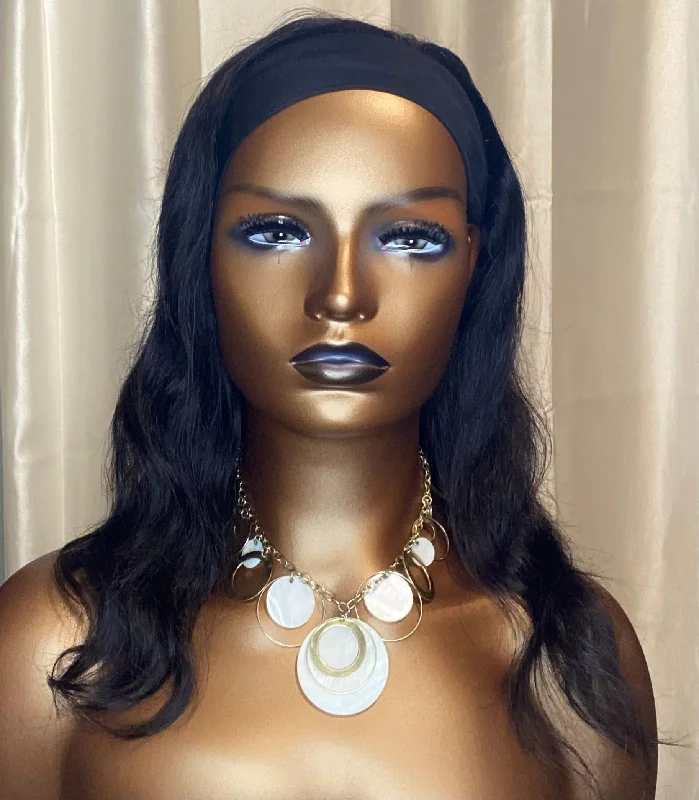 BODY WAVE HEADBAND WIG