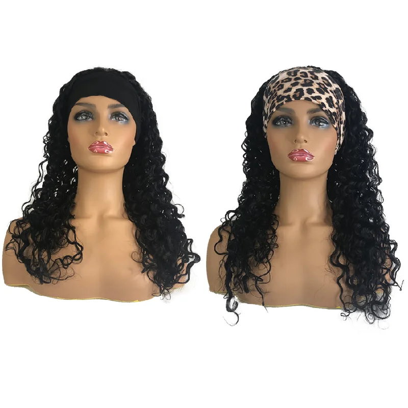 Headband Water Wave Wig