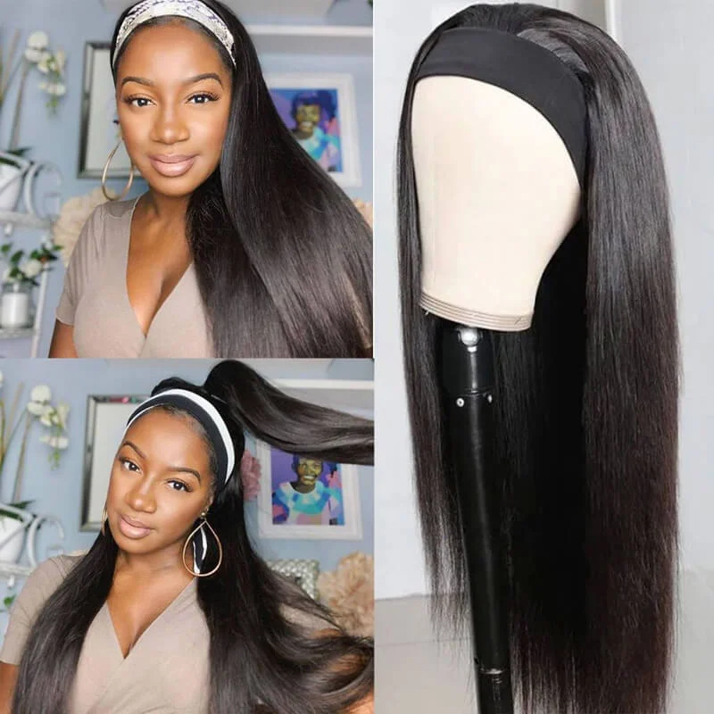 Headband Wig Straight