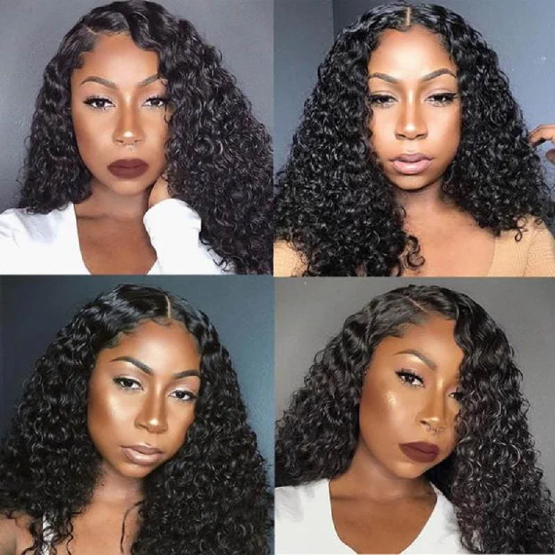 Jessie | 13X6 Deep Parting Preplucked Lace Front Wig | Curly