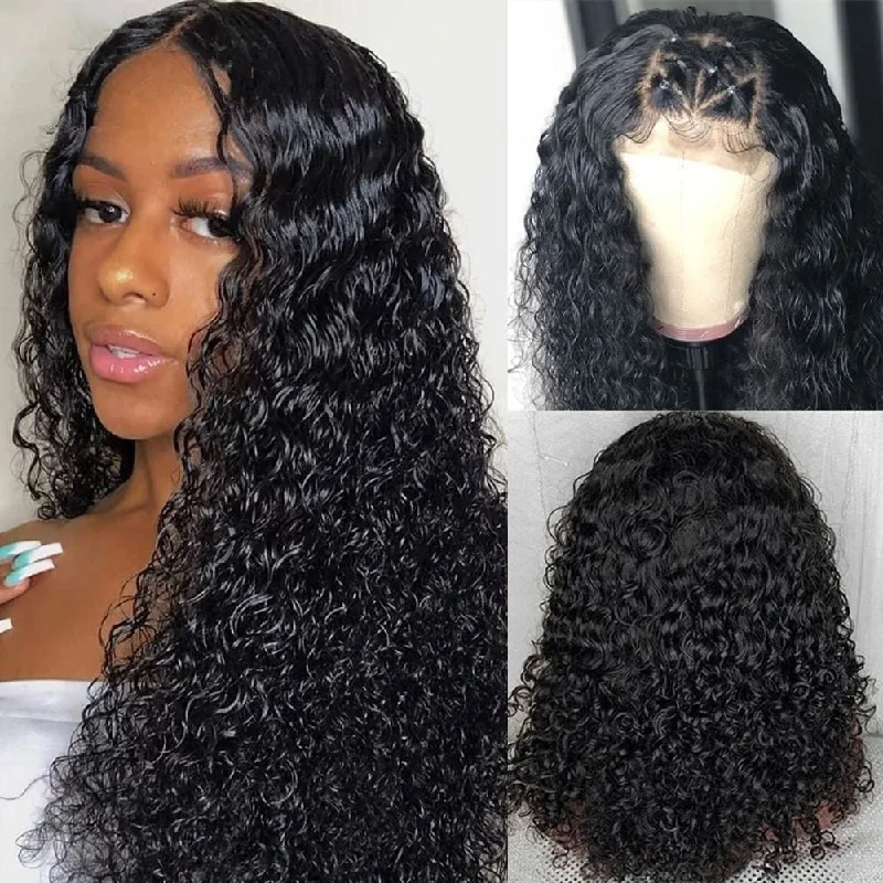 Kina | 4X4 Lace Closure Wig Pre-plucked Human Hair Curly