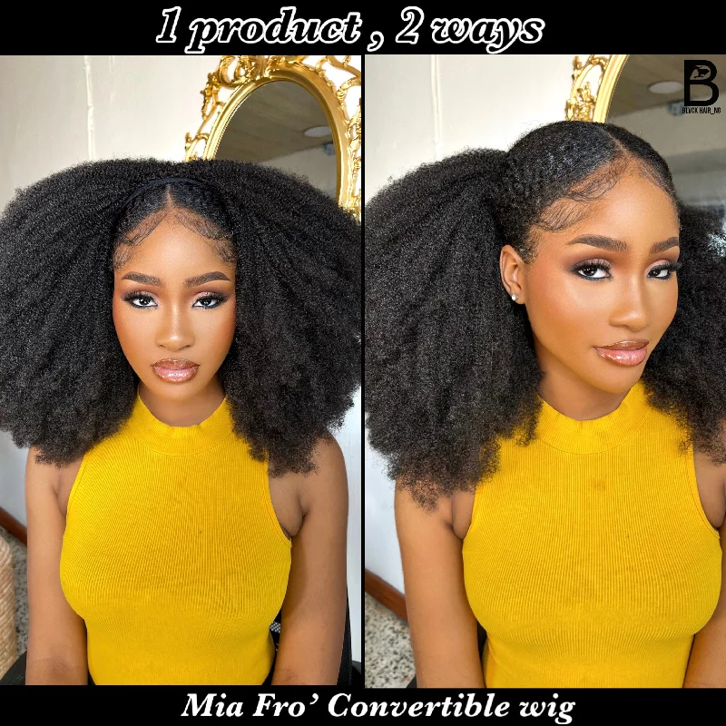 Mia Fro ‘ Convertible Half wig