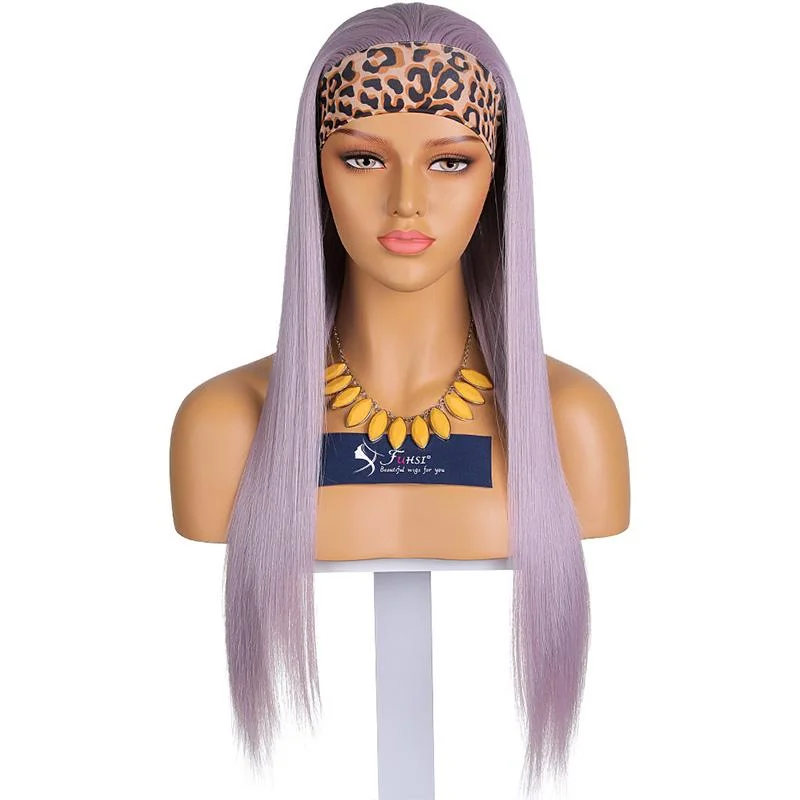 Sleek Straight Boho Style Headband Wig 180% Density Glueless Wig