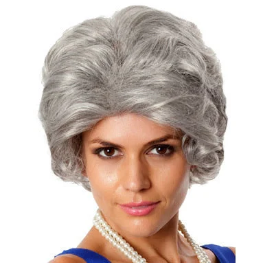 The Queen Wig Grey