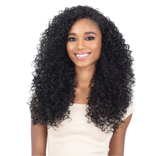 Creta Girl (Long) Freetress Full Cap Synthetic Drawstring Ponytail & Half Wig by Shake-N-Go