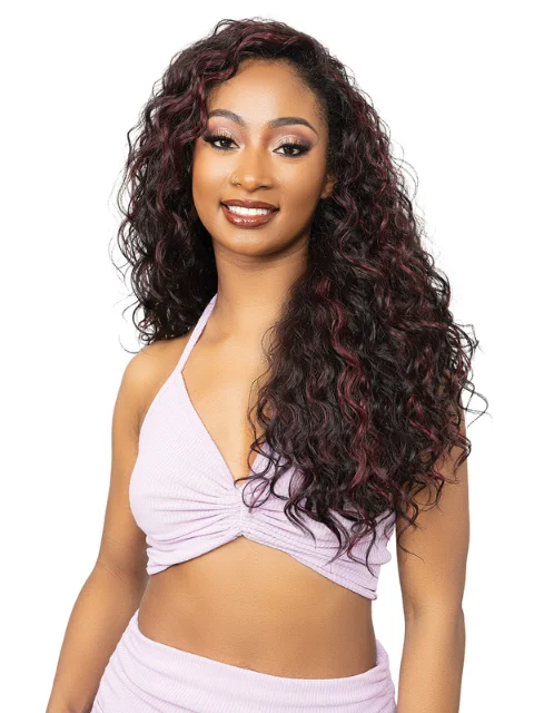 Janet Collection Remy Illusion 100% Human Hair Mix Easy N Swift Half Wig - WACO  *SALE