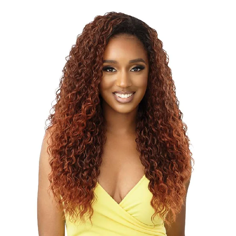 Outre Converti-Cap Synthetic Drawstring Half Wig - Kissed By Mist