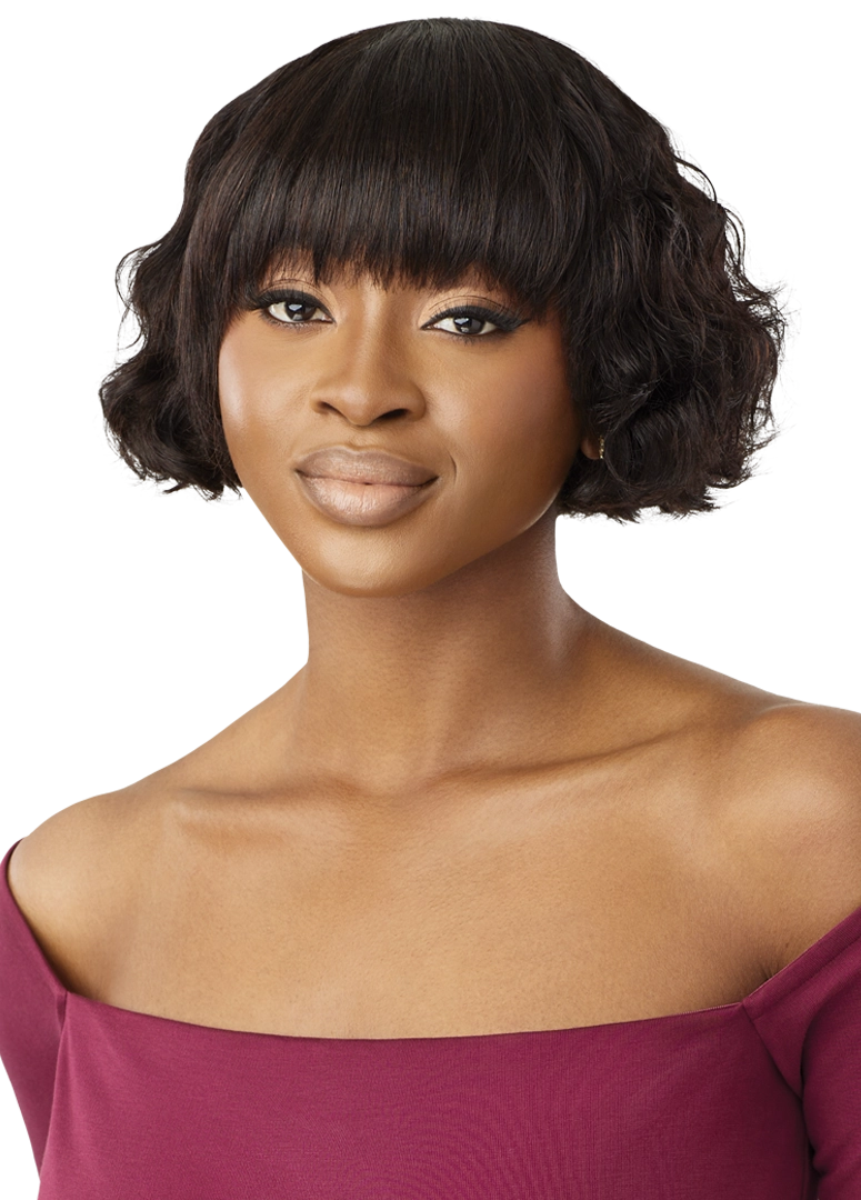 Outre Fab&Fly™ Gray Glamour 100% Unprocessed Human Hair Wig HH LAVINA