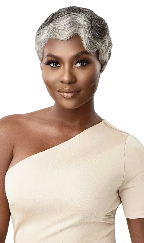 Outre Fab&Fly™ Gray Glamour Human Hair Full Cap Wig Marinette