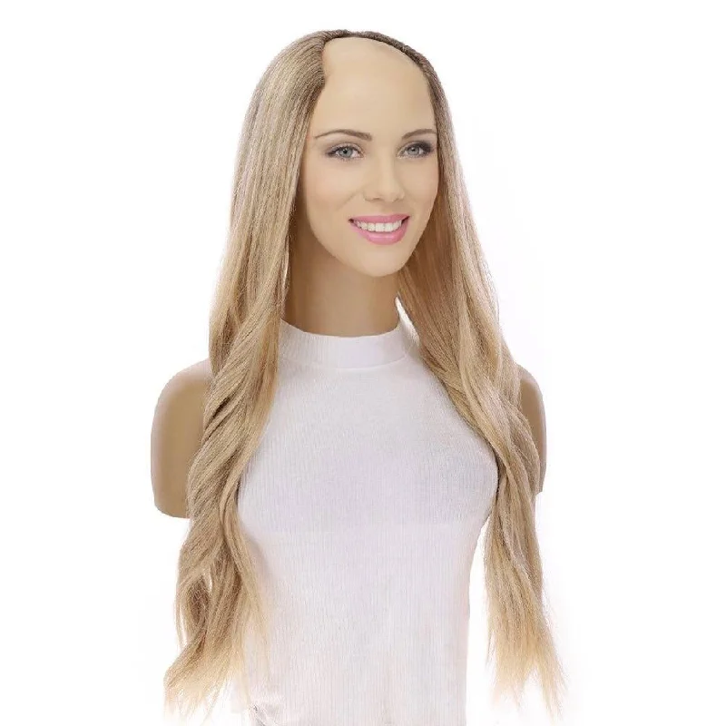 26" U-Shape Wig Platinum Blonde