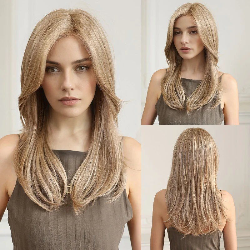 HairCube Wolf Cut Free Part Monofilament Synthetic Wig - Effortless Style & Versatility